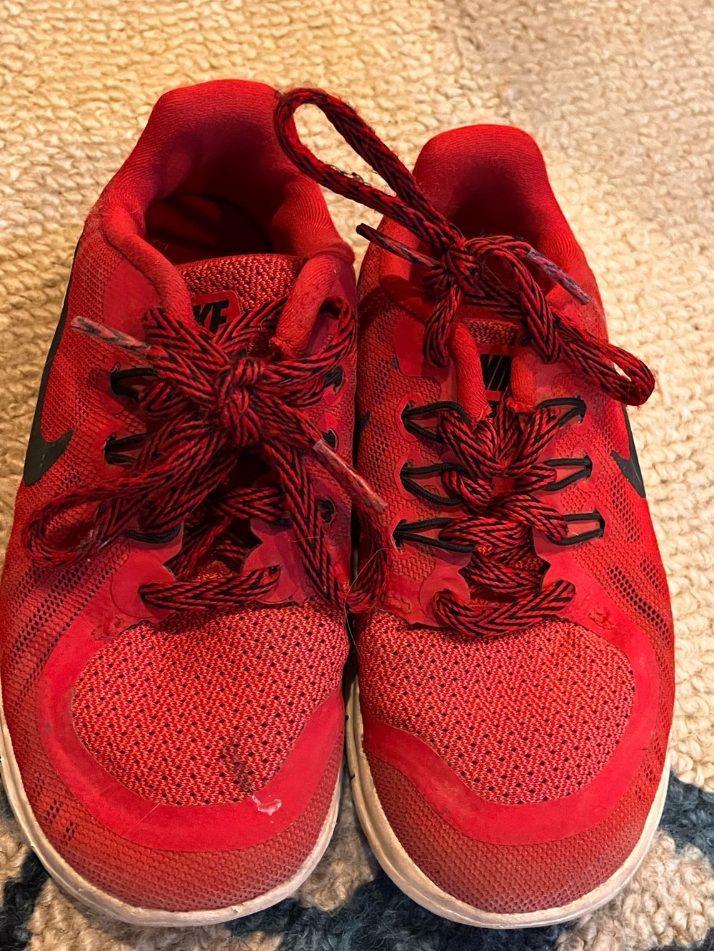 Toddler lace up Nikes